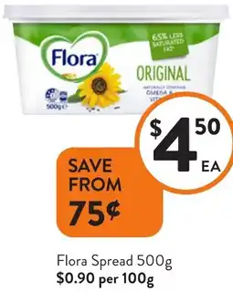 Foodworks Flora Spread offer