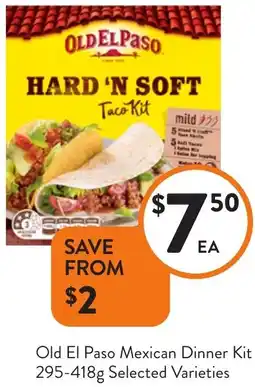 Foodworks Old El Paso Mexican Dinner Kit offer