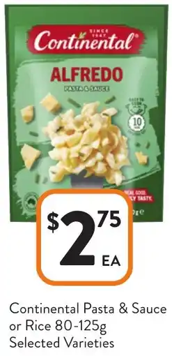 Foodworks Continental Pasta & Sauce or Rice offer