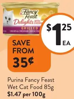 Foodworks Purina Fancy Feast Wet Cat Food offer