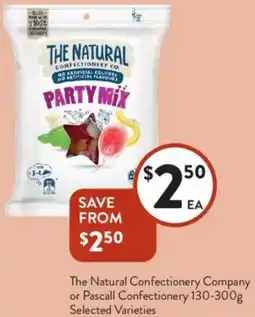 Foodworks The Natural Confectionery Company or Pascall Confectionery offer
