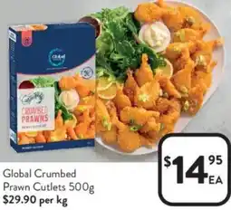 Foodworks Global Crumbed Prawn Cutlets offer