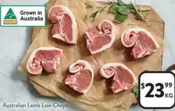 Foodworks Australian Lamb Loin Chops offer