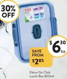 Foodworks Décor Go Click Lunch Box offer