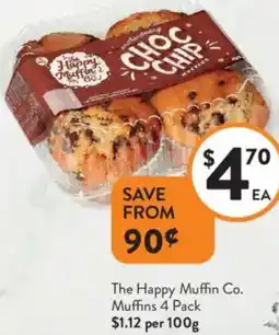 Foodworks The Happy Muffin Co. Muffins offer