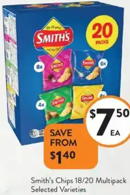 Foodworks Smith's Chips offer