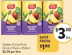 Foodworks Golden Circle Fruit Drink offer