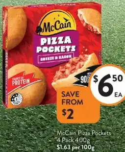Foodworks McCain Pizza Pockets offer