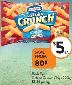 Foodworks Birds Eye Golden Crunch Chips offer