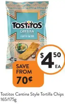 Foodworks Tostitos Cantina Style Tortilla Chips offer