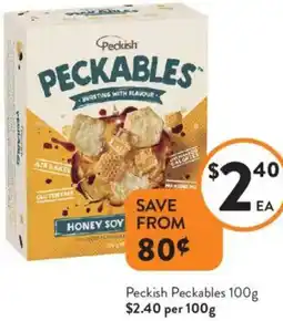 Foodworks Peckish Peckables offer