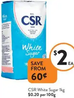 Foodworks CSR White Sugar offer