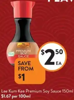 Foodworks Lee Kum Kee Premium Soy Sauce offer