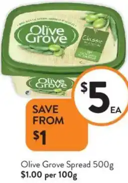 Foodworks Olive Grove Spread offer