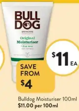 Foodworks Bulldog Moisturiser offer