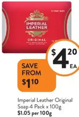 Foodworks Imperial Leather Original Soap offer