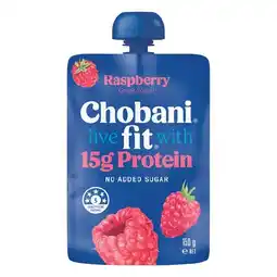 Woolworths Chobani Fit High Protein Yogurt Pouch offer