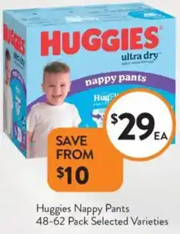 Foodworks Huggies Nappy Pants offer