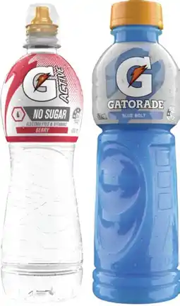 Coles Gatorade sports drink or g active water offer