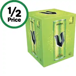 Woolworths V Energy Drink offer