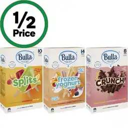 Woolworths Bulla Everyday or Variety Multipacks Pk 8-14 offer