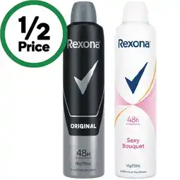 Woolworths Rexona Antiperspirant Deodorant offer