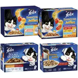 Woolworths Felix Wet Cat Food Pk 12 x 85g offer