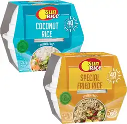 Coles Sunrice Microwave Flavoured Twin Cup Rice 250g offer