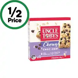 Woolworths Uncle Tobys Muesli Bars Pk 5-6, Le Snak Pk 6 or Roll Ups Pk 6 offer