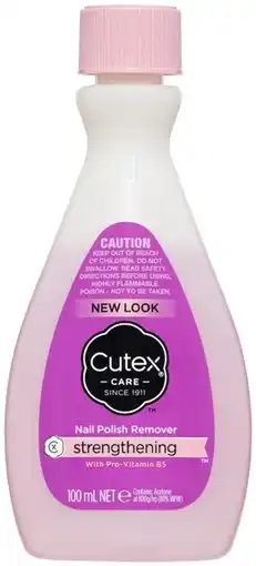 Coles Cutex strengthening nail polish remover offer