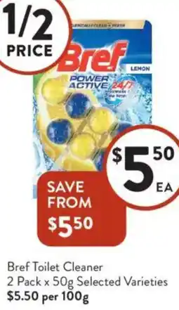 Foodworks Bref Toilet Cleaner offer