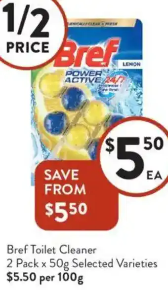 Foodworks Bref Toilet Cleaner offer