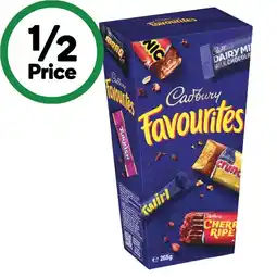Woolworths Cadbury Favourites offer