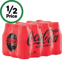 Woolworths Coca-Cola Classic, Zero Sugar or Sprite Soft Drink Varieties offer