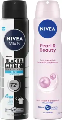 Coles Nivea antiperspirant aerosol deodorant offer