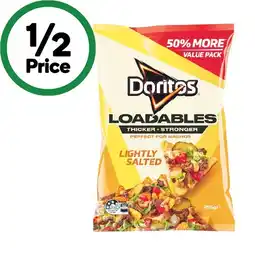 Woolworths Doritos Loadables Corn Chips offer