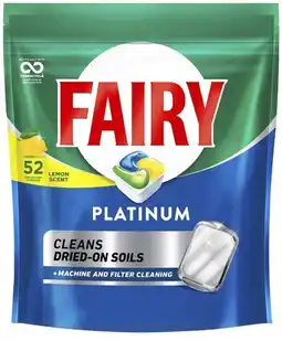 Coles Fairy Platinum Dishwashing Tablets 52 Pack offer