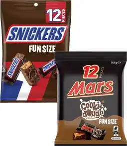 Coles Mars chocolate fun size offer