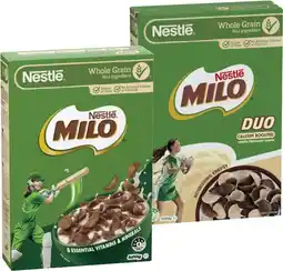 Coles Nestlé milo cereal offer