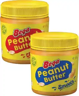 Coles Bega smooth or crunchy peanut butter offer