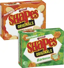 Coles Arnott's shapes crackers offer