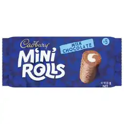 Woolworths Cadbury Cake Bars or Mini Rolls Varieties Pk 5 offer