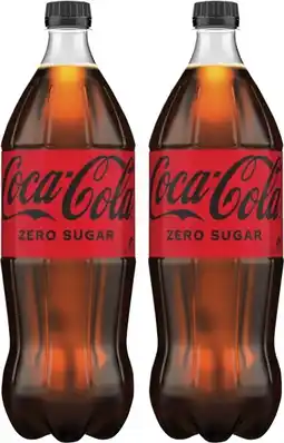 Coles Coca cola zero sugar soft drink offer