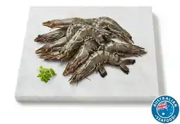 Coles Coles australian thawed raw extra large black tiger prawns offer