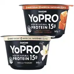 Woolworths YoPRO High Protein Yoghurt Pots 160g – From the Fridge offer
