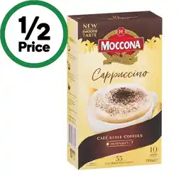 Woolworths Moccona Sachets Pk 8-10 offer