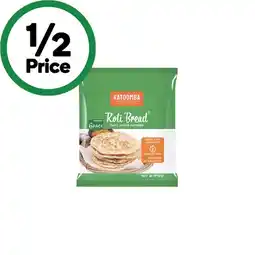 Woolworths Katoomba Roti Bread 390g Pk 6 – From the Freezer offer