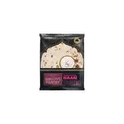 Woolworths Simson’s Pantry Mini Naan 225g Pk 5 offer