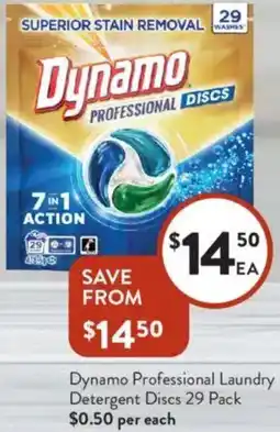 Foodworks Dynamo Professional Laundry Detergent Discs offer