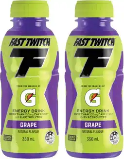 Coles Gatorade Fast Twitch Energy Drink 350mL offer